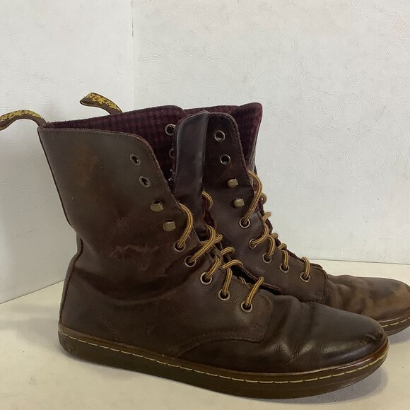 Women's Dr. Martens Tehani Lace Up Boots Size 6 Brown - Picture 2 of 14